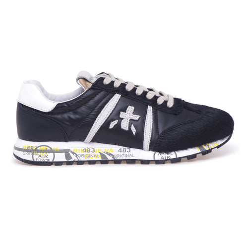 Premiata Lucy sneaker in leather and ponyskin