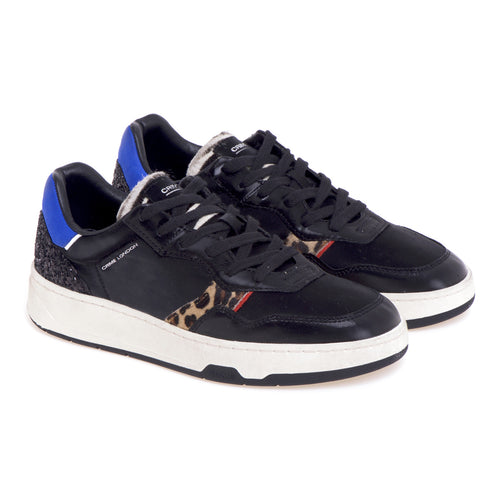 Crime London sneaker in fabric and leather - 2