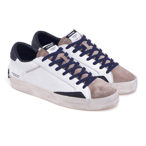 Crime London "Distressed" leather sneaker - 2