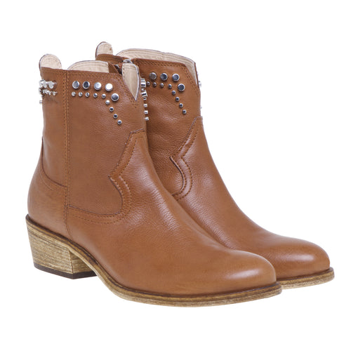 Fru.it Texan ankle boot in leather - 2