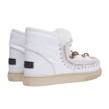 Boot Mou Eskimo Crack leather sneaker with maxi gold studs - 3