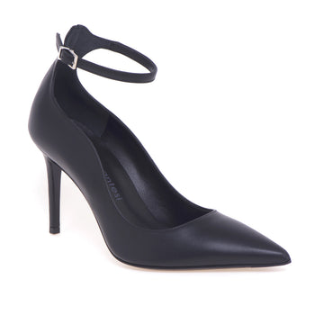 Sergio Levantesi leather pumps with ankle strap and 85 mm heel - 4