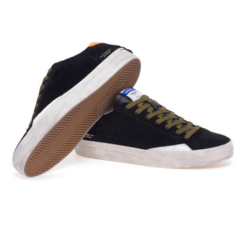 Crime London "Distressed" suede sneaker - 4