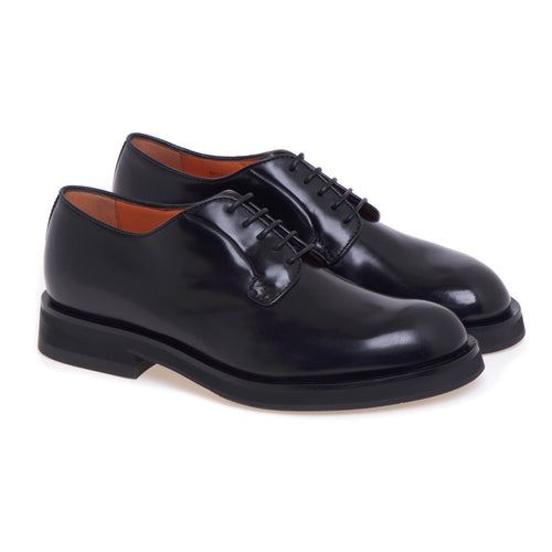 Santoni lace-ups in brushed leather - 2
