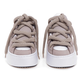 Vic Matiè sneaker in nubuck and fabric with maxi lace - 5