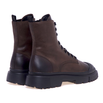 Hogan H619 amphibian in greased leather - 3