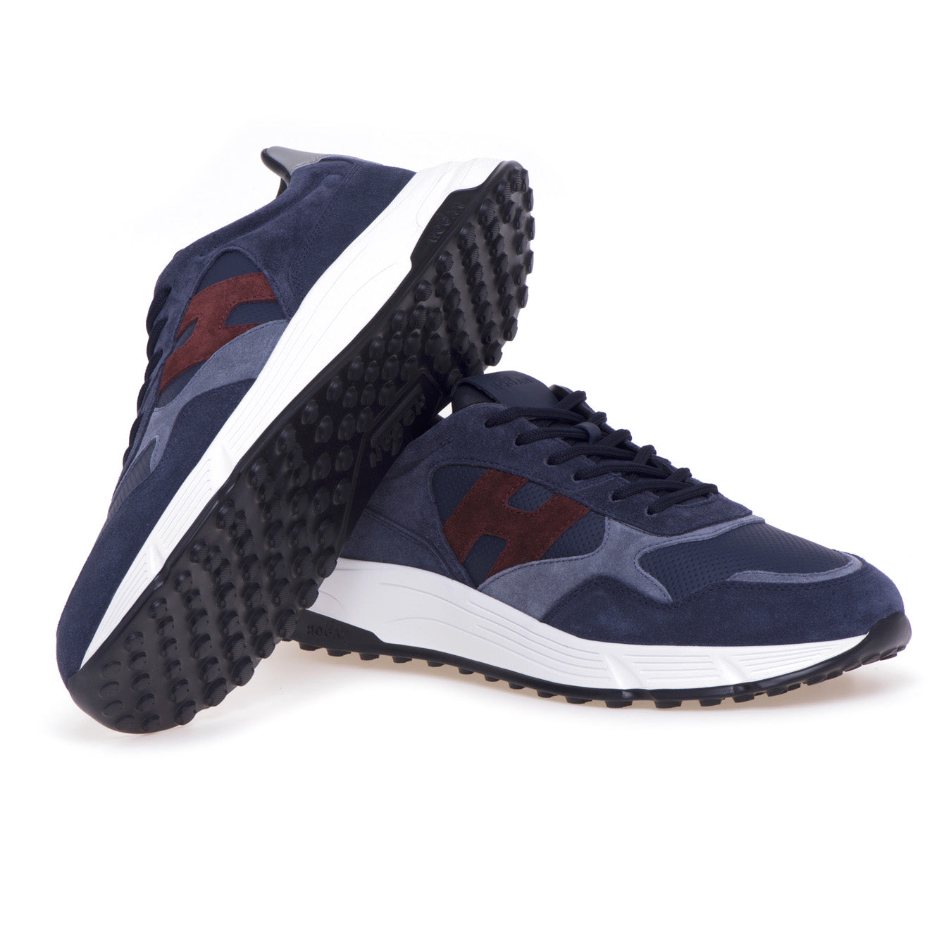 Hogan Hyperlight sneaker in suede and leather HXM5630ER90S9D914K