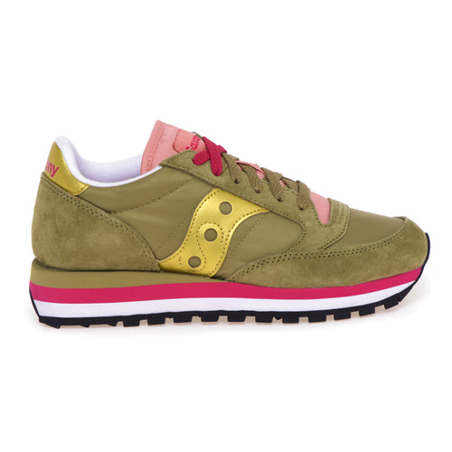 Saucony Jazz Triple sneaker in suede and fabric - 1