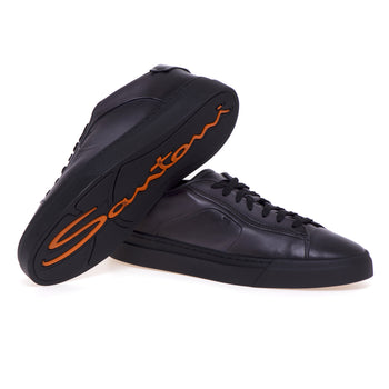 Santoni sneakers in buffered leather - 4