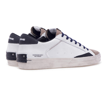 Crime London "Distressed" leather sneaker - 3