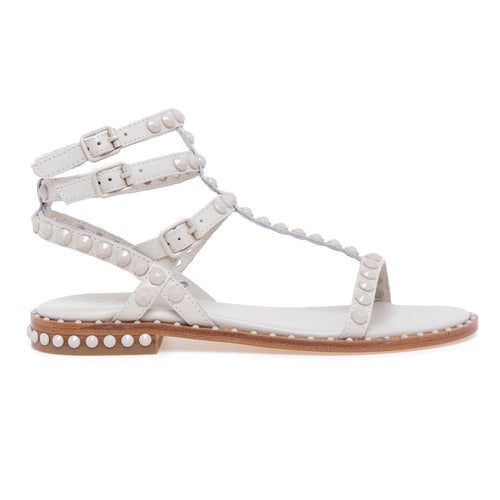 ASH "PlayBis" leather sandal with tone-on-tone studs