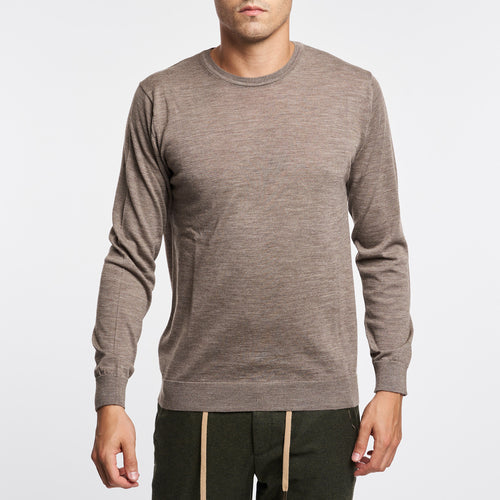 Daniele Fiesoli crew neck sweater in extrafine merino wool - 1