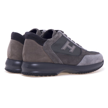 Hogan Interactive sneaker in suede and fabric - 3
