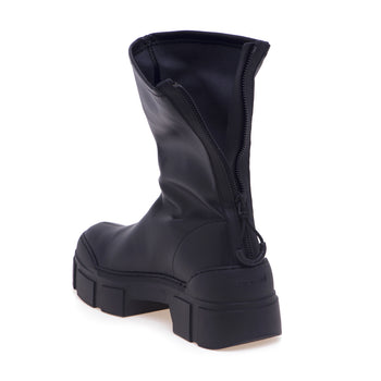 Vic Matiè ankle boot in stretch eco-leather with zip - 4