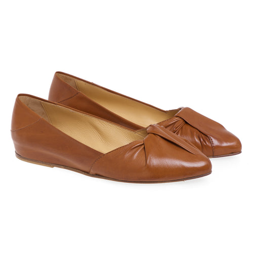 Viola Ricci shoe in leather with knotting - 2
