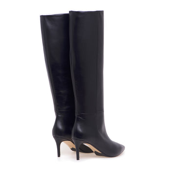 Anna F. leather tube boot with 70 mm heel - 4