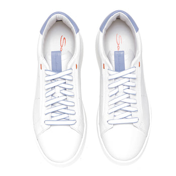 Santoni „breiter“ Ledersneaker - 5