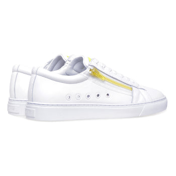 Paciotti 4US sneaker in leather with fluorescent zip - 3