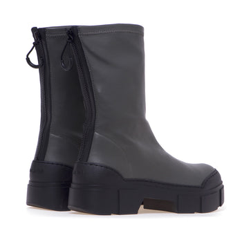 Vic Matiè ankle boot in stretch eco-leather with zip - 3