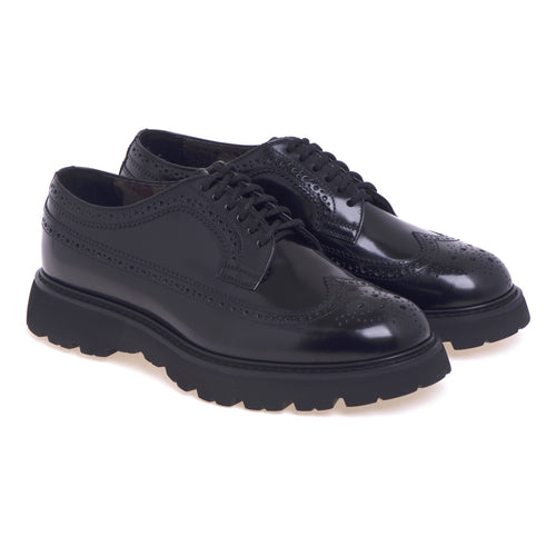 Doucal's English style lace-up shoes in brushed leather - 2