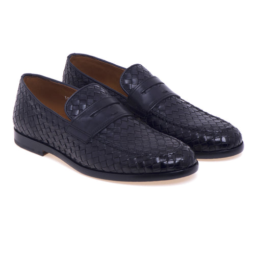 Doucal's moccasin in woven leather - 2