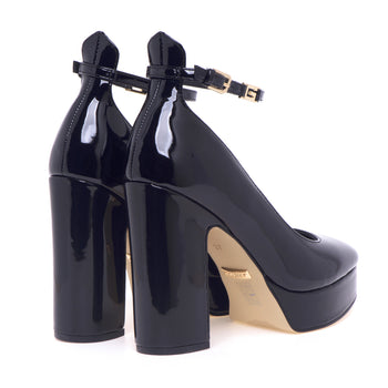 Guess patent pumps with plateau and ankle strap - 3