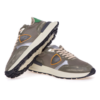 Philippe Model Antibes sneaker in leather and eco fabric - 4