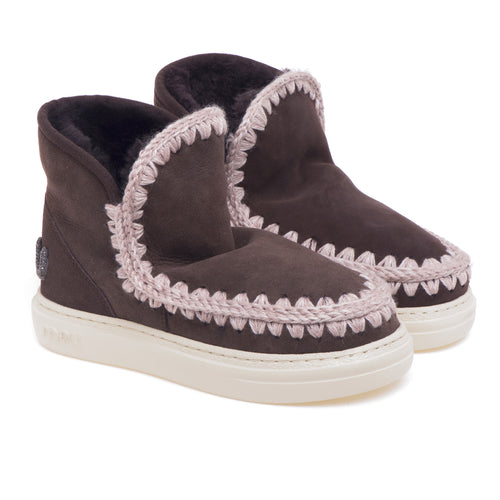 Mou Eskimo Sneaker Bold ankle boot with glitter logo - 2