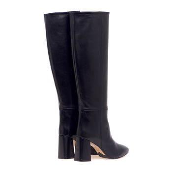 Anna F. leather boot with 80 mm heel - 3