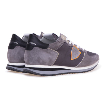 Philippe Model TRPX sneaker in suede and fabric - 3