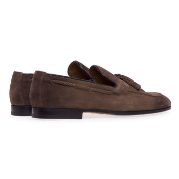 Doucal's moccasin in suede with tassels - 3