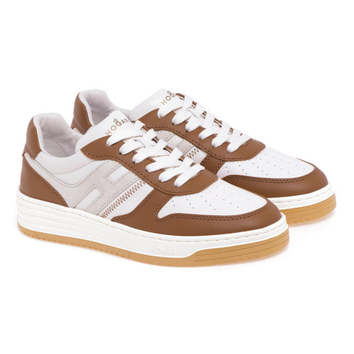 Hogan H630 basketball sneaker in leather and suede - 2