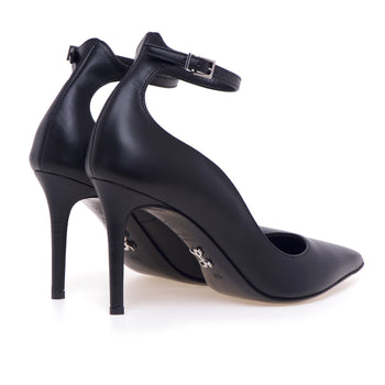 Sergio Levantesi leather pumps with ankle strap and 85 mm heel - 3