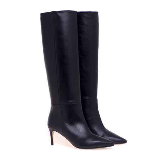 Anna F. leather tube boot with 70 mm heel - 2