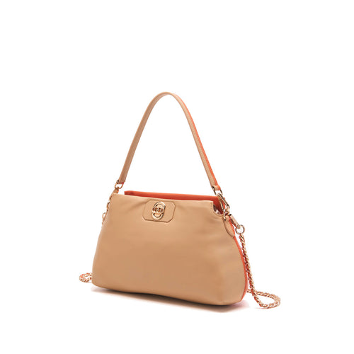 La Carrie shoulder bag in two-tone leather - 2