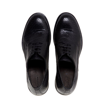 pawelk's lace-up shoes in engraved leather - 5