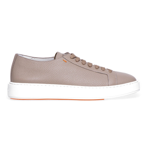 Santoni sneakers in hammered leather