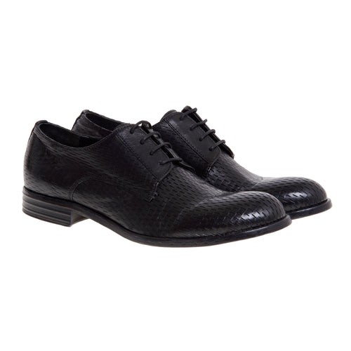 pawelk's lace-up shoes in engraved leather - 2
