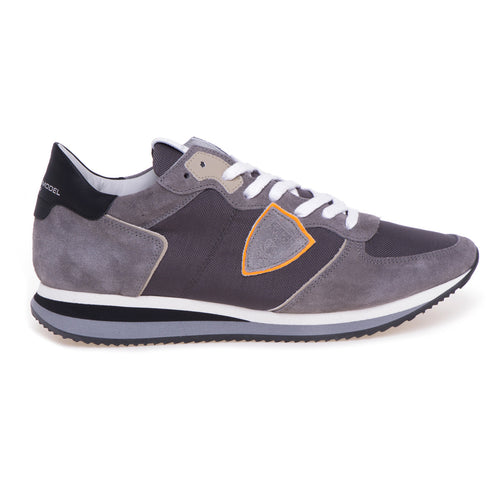 Philippe Model TRPX sneaker in suede and fabric - 1