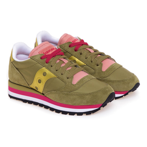 Saucony Jazz Triple sneaker in suede and fabric - 2