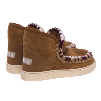 Mou Eskimo Sneaker Overstitching ankle boot in suede - 3
