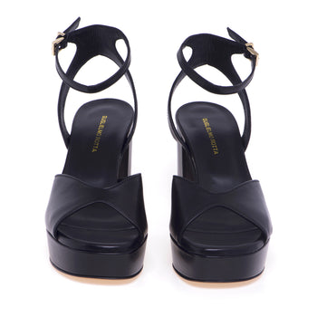 "Claudie" Guglielmo Rotta sandal in leather with 100 mm heel - 5