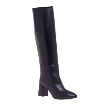 Anna F. leather boot with 80 mm heel - 4