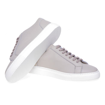 Doucal's sneaker in hammered leather - 4