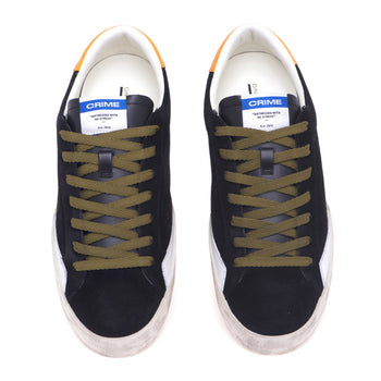 Crime London "Distressed" suede sneaker - 5