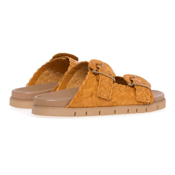 Pons Quintana slipper in woven leather with double band - 3