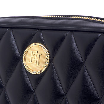 Elisabetta Franchi shoulder bag in matelassé eco-leather - 6