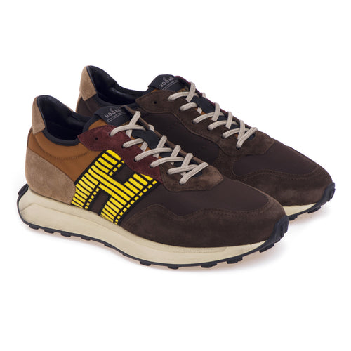 Hogan H601 sneaker in suede and fabric - 2
