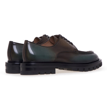 Santoni lace-up shoes in aged leather - 3