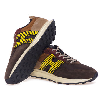 Hogan H601 sneaker in suede and fabric - 4